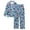 g-Sky Blue, variant on KKBOTIVE Valentines Pajamas for Women - Women's Valentine's Day Heart Shaped Printed Long Sleeved Pajama Set ( g-White Size: XXXL )