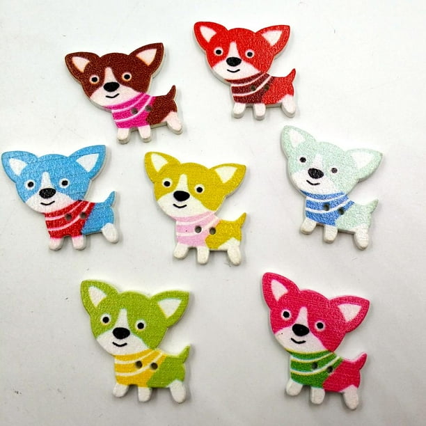 Dog buttons sewing discount
