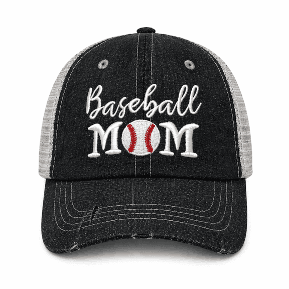 Cocomo Soul Embroidered Baseball Mom Mesh Trucker Style Hat Cap Dark Grey…
