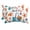 Blue, Orange, Pink, variant on Summer Coastal Outdoor Pillows for Chaise Lounge Chair Waterproof Lumbar Pillows with Insert&Adjustable Strap Beach Headrest Pillow Ocean Starfish Shells Bags Hat Floral Beige Pool Pillow 11"x16"