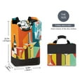 thumbnail image 2 of Yayeee Freestanding Laundry Hamper with Handle Collapsible Large Storage Basket for Clothes, Colorful Cocktails, 2 of 7