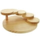 thumbnail image 1 of ColoMX Bandeja de madera para servir Sushi, plato para servir Sushi japonés, novedad, escalera giratoria, plato para servir Sashimi, 1 of 8