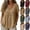 Coffee, variant on Cotton Linen Peplum Tops For Women V-Neck Short Sleeve Pleated Tunic Blouse Casual Summer Beach Holiday Flowy Tee Shirts