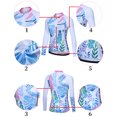 thumbnail image 5 of Maillot de ciclismo de manga larga blanco del equipo profesional de otoño para mujer, maillot de ciclismo de carrera, ropa de ciclismo ajustada, manga de tejido de malla italiana, 5 of 5