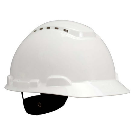3M Hard Hat H-701V, Vented White 4-Point Ratchet (Best Hard Hat Brand)
