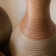 thumbnail image 6 of YIQMI Gray Brown Stripe Floor Vase Set of 3 PVC Tall Vases 28/24/20 in for Home Decor, Housewarming Gift, 6 of 11