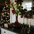 thumbnail image 6 of 1 Artificial Flower, Artificial Fake Fall Plants Flowers, FNGZ Simulation Plant Stems And Leaves Home Furnishing Green Plant Decoration Ornaments Diy Bouquet Two Forks, 6 of 9