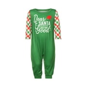 Liacowi Family Christmas Pajamas Matching Set Santa Claus Pjs Dad Mom Teen Sleepwear Tee Striped Plaid Pants Pyjamas Outfits