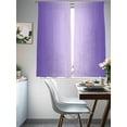 thumbnail image 4 of Ombre Sheer Curtains 72 Inches Long 2 Panels Violet Purple Gradient Light Filtering Semi Sheer Window Curtains Drapes for Bedroom Living Room 52"x72"x2, 4 of 7