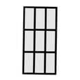thumbnail image 1 of Espejo de pared decorativo fácil de usar, decoración minimalista para el hogar, imitación de ventana de pared Negro, 1 of 9
