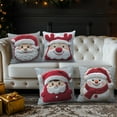 thumbnail image 6 of Costeam Christmas Decorative Pillow Covers 17.7x17.7 Inches, Soft Fabric with Hidden Zipper, Ideal for Home Decor, Perfect Xmas Holiday Pillow Cases, 6 of 9
