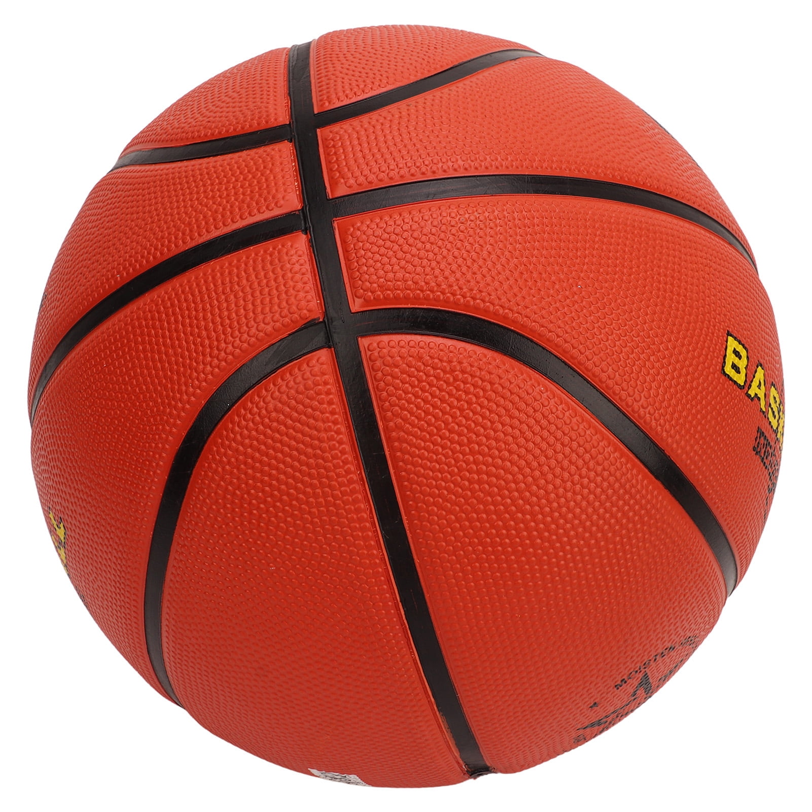 NFTIGB Indoor Outdoor Rubber Basketball Size 7 (29.5 inches / 74.9 cm) Sweat Resistant Grip Youth Competition Training Game Ball Brown