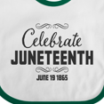 thumbnail image 4 of Inktastic Celebrate Juneteenth Boys or Girls Baby Bib, 4 of 4