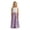 Purple, variant on Ruyang Toddler Girls Wide Leg Pants Elastic High Waist Cotton Layered Flared Skirt Pants Summer Soft Breathable Casual Bottom for Baby