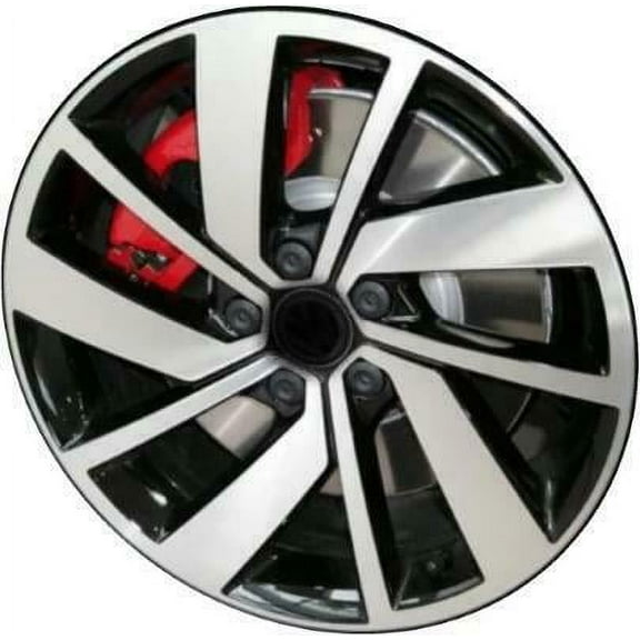 New 18"x7.5" Alloy Wheel Rim for 19-21 Volkswagen Jetta 10 Spoke Machined Face