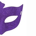 thumbnail image 5 of Uaswgudfs Men's Carnival Costume Half Face Mask with Glitter Accents - Party Prop for Halloween, Masquerade, Role Play, 5 of 5