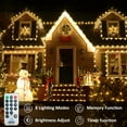 thumbnail image 6 of AVOXEZOR 240 LED Christmas String Lights Connectable, Plug in Christmas Lights for Bedroom, 88 Ft Twinkle Fairy Light for Home Wedding Tree Yard Patio Decor, Warm White, 6 of 7