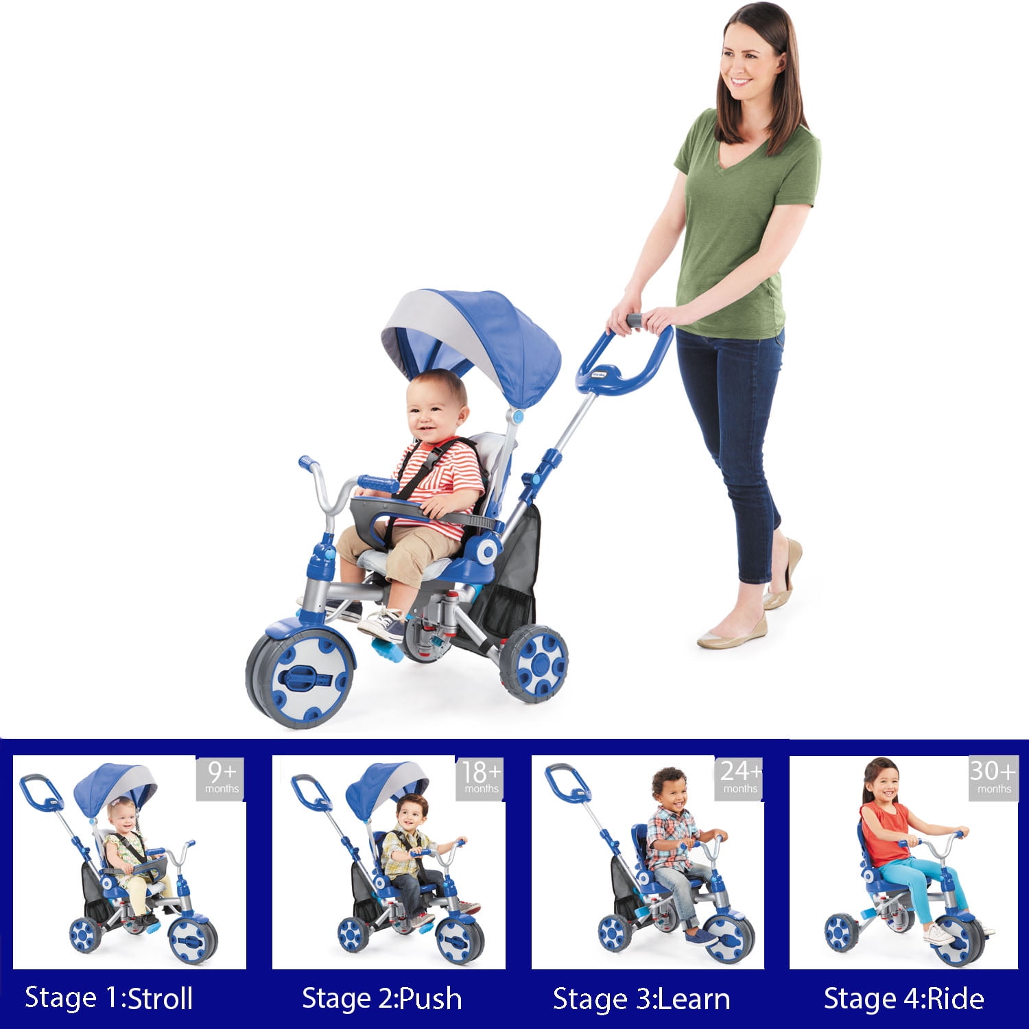 fold and go tricycle walmart