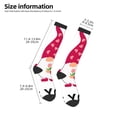 thumbnail image 5 of Vsdgher Love You Mom Print Thigh High Socks Extra Long Stretchy Sock Women Over Knee High Opaque Stocking Daily Wear, 5 of 8
