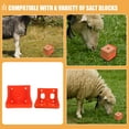 thumbnail image 3 of unbranded  2 Pcs Livestock Mineral Holder Salt Block for Horses Orange, 3 of 8