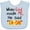 AE-Light Blue, variant on Inktastic When God Made Me He Said Ta-da Boys or Girls Baby Bib