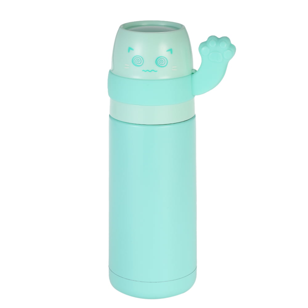 300ml Cute Lucky Cat Vacuum Water Cup Stainless Steel Vacuum Insulated ...