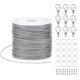 thumbnail image 1 of Kit de accesorios para hacer joyas (164 pies, 0,7 mm de alambre de acero inoxidable, 200 anillas, 30 cierres de pinza de langosta y 50 cuentas espaciadoras), 1 of 9