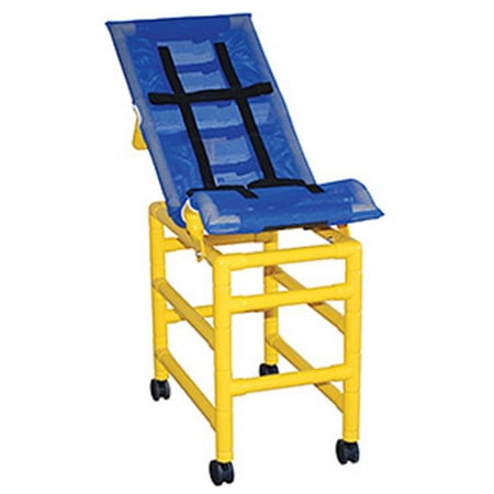 MJM International Y191-LC-B Yellow Reclining Bath Chair