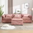 thumbnail image 5 of Comfortable Chenille Fabric Sectional With Detachable And Movable Seating For A Peaceful Mind Couch Removable Pedals Durability Comfort, 5 of 5