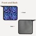 thumbnail image 2 of Rocae Blue Lightning1 for Square Silicone Anti-scalding Mat Trivet Hot Pads for Kitchen Counter, Silicone Trivets for Hot Pots and Pans, 2 of 8
