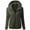 A-Green5, variant on Womens Jackets Hooded Sweater Coats Winter Warm Thick Fleece Thermal Coats Casual Solid Color Zipper Up Outwear For Ladies