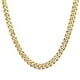 thumbnail image 4 of Collar de hombre exquisito HipHop de moda de oro cubano collar de acero de titanio para hombre cadena galvanizada, 4 of 10