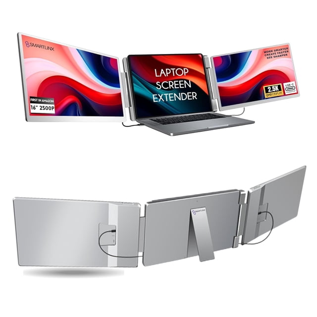 Extensor de pantalla para laptop Smartlinx de 16" con triple pantalla USB-C