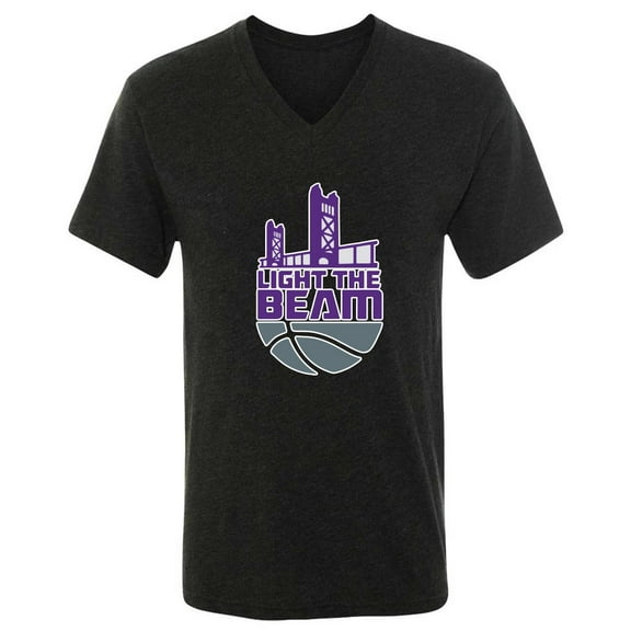 MENS V NECK Kings Light The Beam Shirt T-Shirt