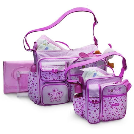 Baby Boom Child Of Mine Diaper Bag Combo Pink - 0