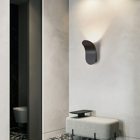 Sentmoon Clearance Sales Outdoor &Indoor Wall Sconce IP65 LED Wall Lighting Fixture Black Exterior Porch Aluminum Wall Mounted Sconces Wal-mart Deals
