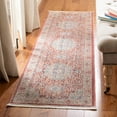 thumbnail image 2 of SAFAVIEH Kenitra Zlata Floral Bordered Polyester Area Rug, Red/Blue, 4' x 6', 2 of 7