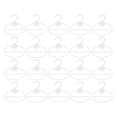 thumbnail image 4 of 20 X Scarf Shawl Tie Holder Accs Portable Rack Reusable Space Saving Organizer Clear 17cm, 4 of 8