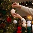thumbnail image 5 of Hanging Ball Ornaments for Christmas Tree, Plastic Holiday Decorations Set, 5 of 7