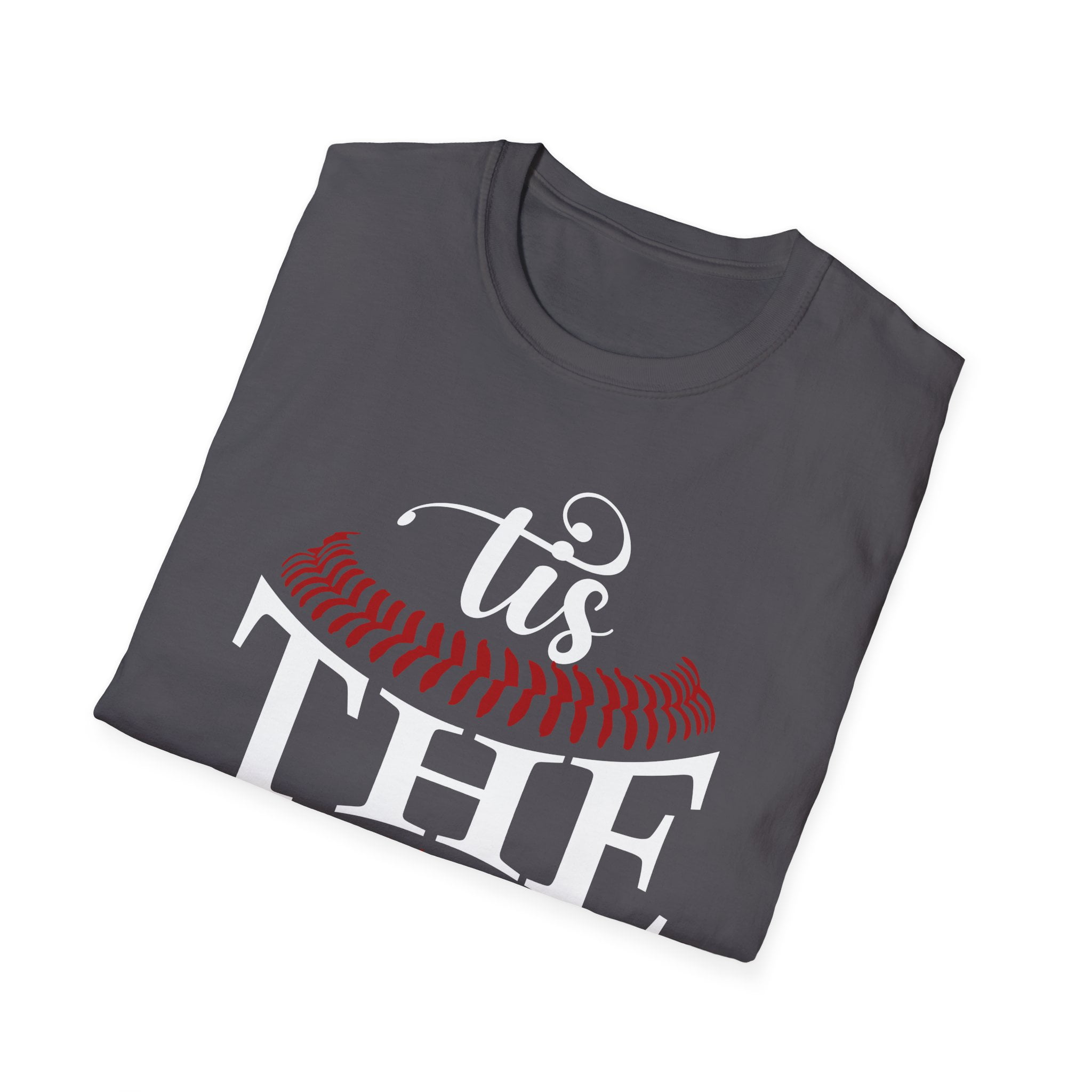 Tis The Season Baseball, Gildan Unisex Softstyle Shirt, Graphic Tee, S-3XL