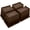 Brown 4 Pack, variant on Bed Risers 6 Inch Heavy Duty,Oversized Couch Risers, Extra Wide Furniture Risers for Sofa Table Desk Headboard Chair Lifting,Rectangle Risering Blocks Support 6000 lbs(4 Pack Brown)