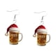 thumbnail image 2 of Pendientes navideños, joyas navideñas, accesorios para disfraces navideños, regalos modernos, pendientes colgantes para festivales y uso diario, 2 of 9