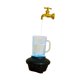 thumbnail image 4 of Fuente de grifo con taza mágica decorativa de 47 cm de altura, adorno de escritorio premium Estilo A, 4 of 9
