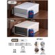 thumbnail image 3 of Caja de almacenamiento Cajón para pantalones Caja de almacenamiento transparente Caja de almacenamiento de ropa para el hogar Armario Armario Caja de almacenamiento de ropa interior de plástico, 3 of 5