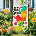 thumbnail image 6 of Summer Garden Flag Popsicles Double Sided 12x18 Inches Small Burlap Seasonal Welcome Yard Decoration for Outside Porch CF1813-12, 6 of 6
