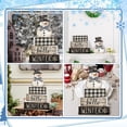 thumbnail image 4 of Letrero navideño con forma de muñeco de nieve con forma de muñeco de nieve para invierno, 4 unidades, 4 of 8
