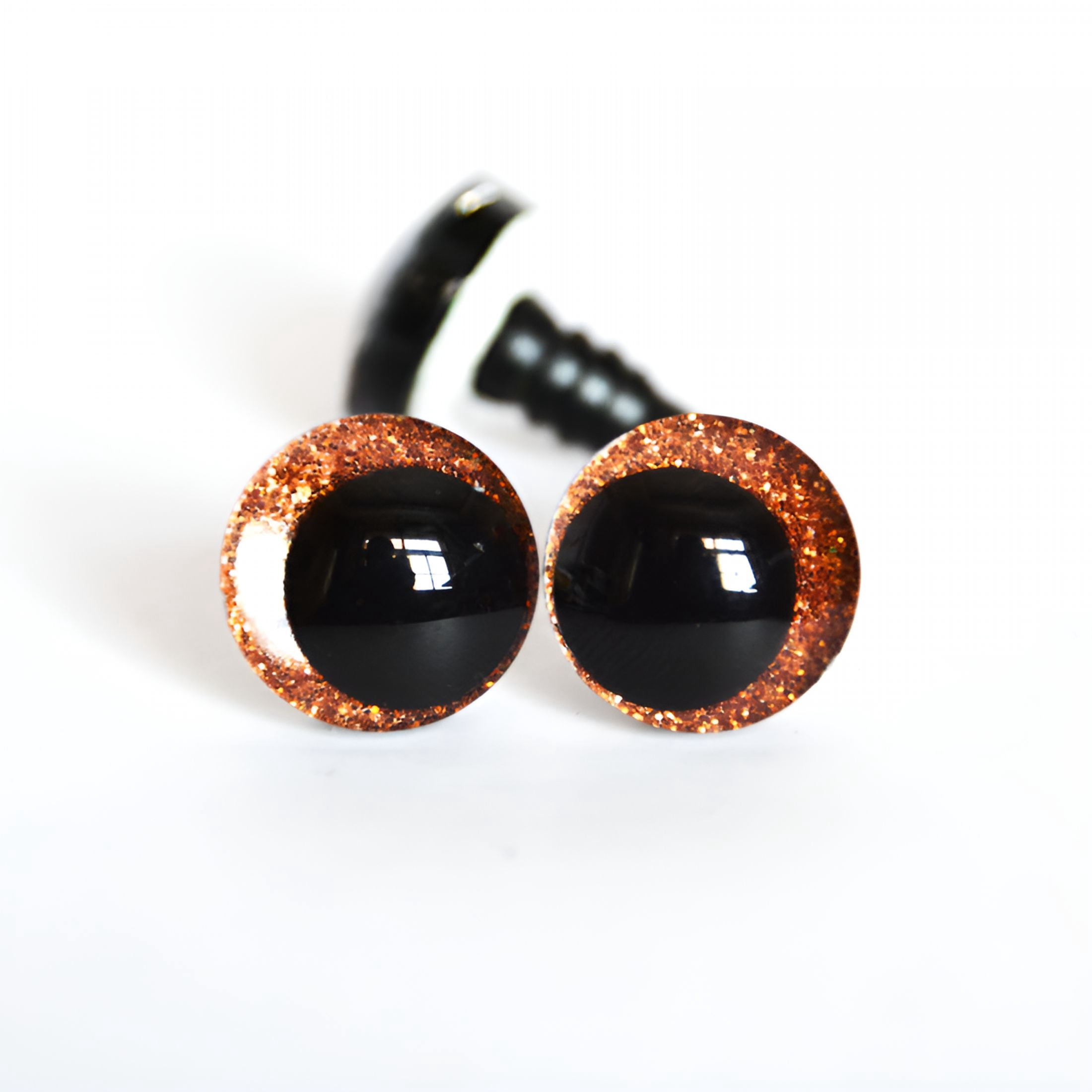 TUWAFE 2026 New 60 Pcs 30Mm Safety Eyes,Sparkling 3D Moon Glitter Eyes with Washers,Doll Eyes Stuffed Crochet Eyes,Craft Doll Making Safety Eyes for Crocheting