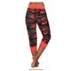 thumbnail image 2 of Mujeres Pantalones de yoga interior deportes al aire libre Pantalones recortados Ejercicio de correr cordón ajustable cintura leggings gimnasio ropa roja XL Eigraketly OD003018-10, 2 of 7