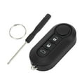 thumbnail image 1 of Carcasa de llave remota de entrada sin llave de 3 botones Unique Bargains para Fiat 500, 1 of 7
