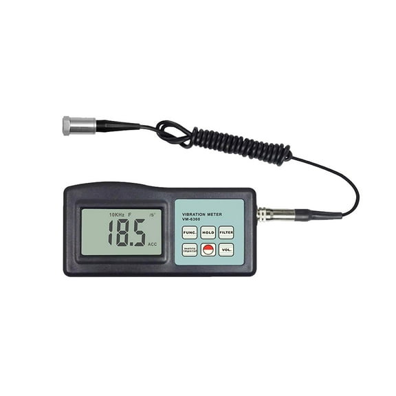 Vibration Analyzer VM-6360 Can Measure Mechanical Imbalance And Deviation Frequency Up To 10Hz~10KHz Digital Vibration Meter ,Easy to Operate